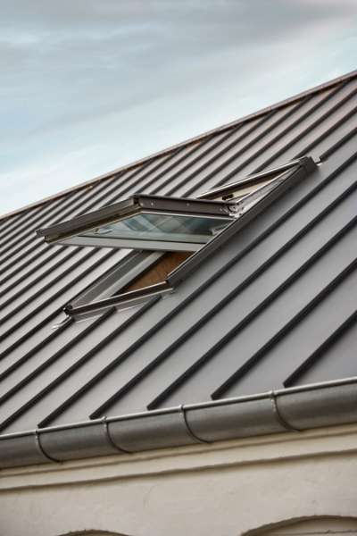 Steel profiles on “Morten Korch style” property, Ydeøvej 26, 4900 Nakskov